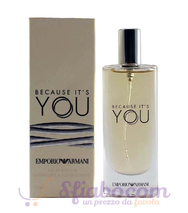 Profumo Giorgio Armani Because It's You EDT 15ml Donna - Sfiabo.com
